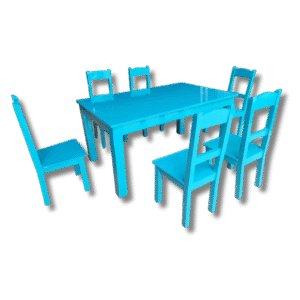 ⁠Blue Kids Table Set