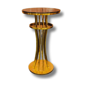 ⁠Gold Fancy Cocktail Table