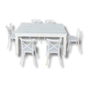 White Kids Table Set