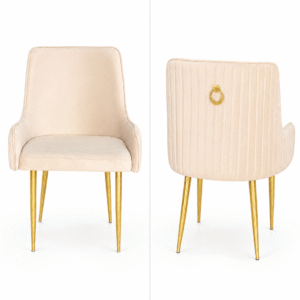 Cream fancy chair