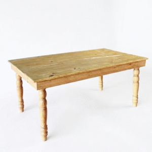 Wooden rectangle table