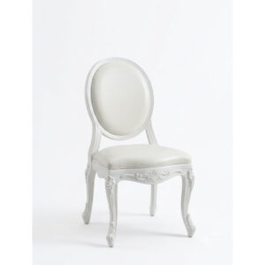White Louis chair