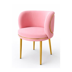Rose pink chair
